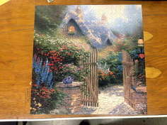 Puzzle completed by night crew